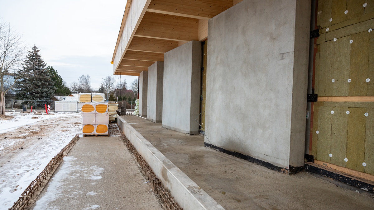 betonozás télen